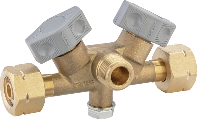 GOK Doppelabsperrblock PS 16 bar - mit Schnellschlussventilen