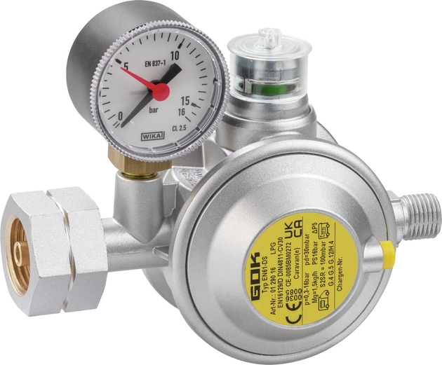 Caramatic BasicOne EN61-DS 1,5kg/h 30mbar Komb.A x G1/4LH-KN S2SR Man.