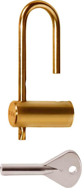 GOK Bügelschloss messing