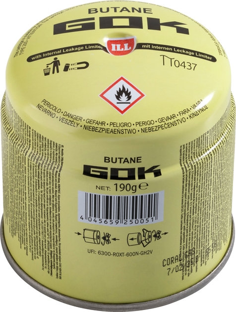 Universal Gaskartusche 190 gr.