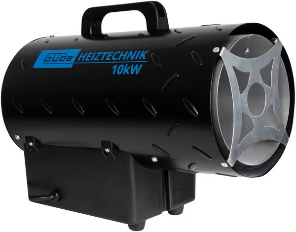 Güde Gasheizkanone 10kW mit Gasdruckminderer und 1,5m Gasschlauch