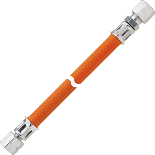 MD-Schlauch 1/4LH-ÜMxRVS10x400 KSt+