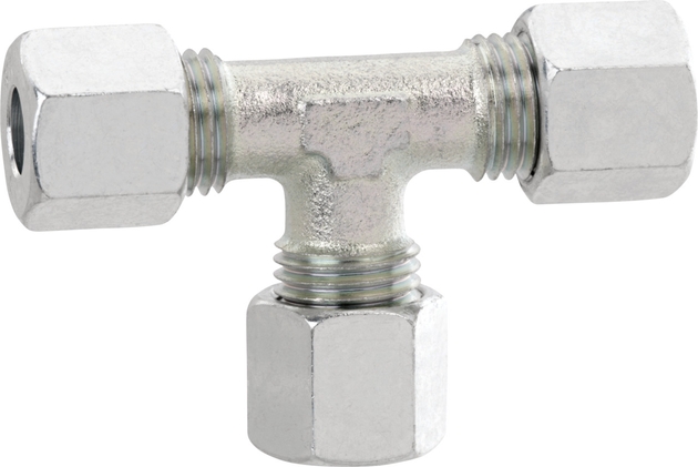 Verschraubung TL-X 8 x 8 x 8 Edelstahl 1.4571