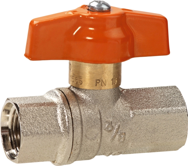 GOK Kugelhahn Gas PS5-20bar bds. Rp1/2 PR kurzer Griff