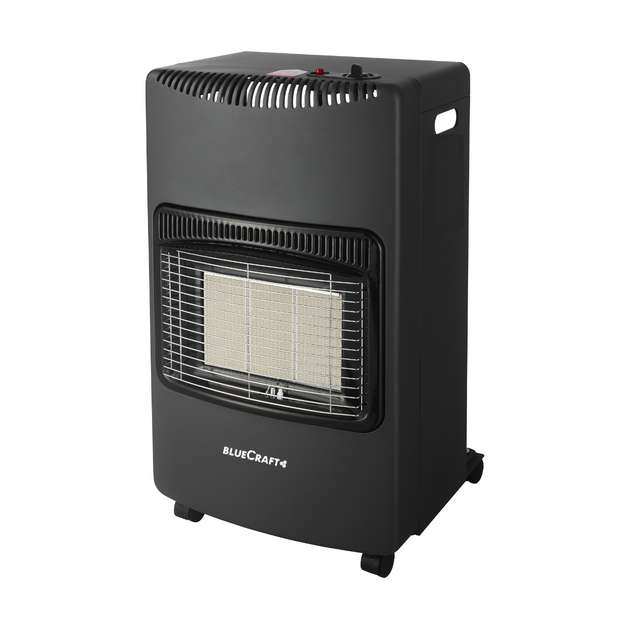 BlueCraft - Infrarot Gas Heizofen 4,2 kW mit klappbaren Seitenwänden, inkl. Schlauch und Regler