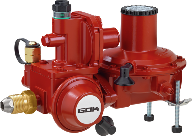Gasregler BHK052 12kg/h 29mbar POL x IG G3/4 OPSO PRV NOT